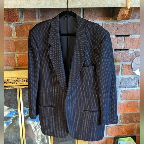 Vintage Givenchy men's wool blazer size L - Picture 5 of 5